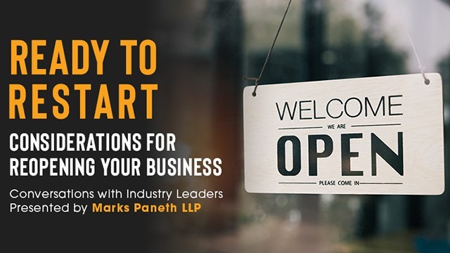 Image: Ready to Restart: Considerations for Reopening Your Business
