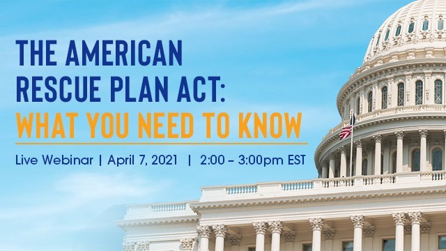 Image: The American Rescue Plan Act: What You Need to Know